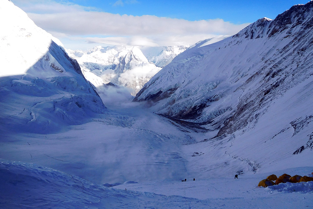 Western Cwm seen from the Lhotse Face
