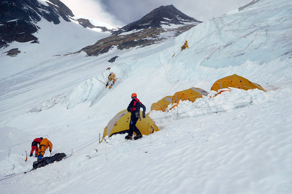 Camp III on the Lhotse Face