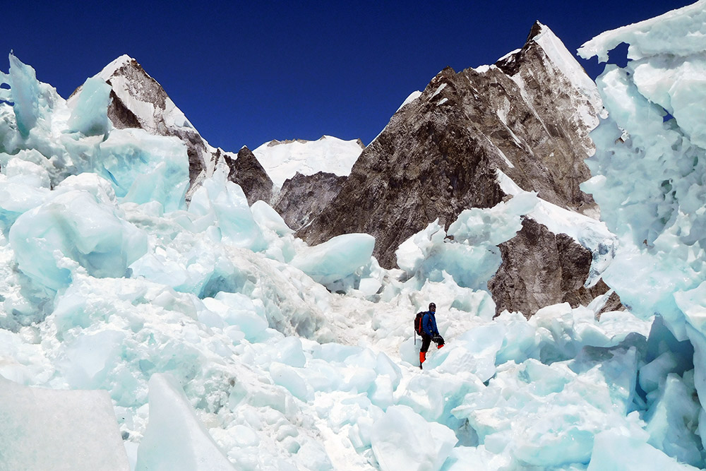 Upper section of the Khumbu Icefall