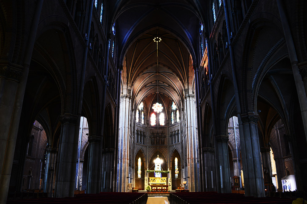 Interior of Sint-Catharinakerk in Eindhoven