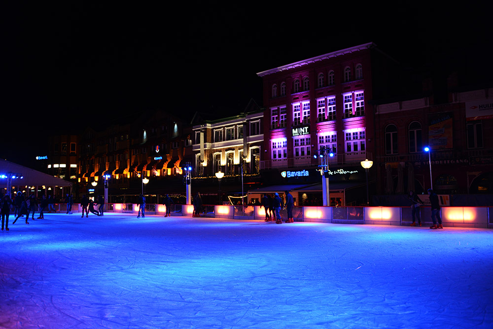 Ice skating rink in central Eindhoven