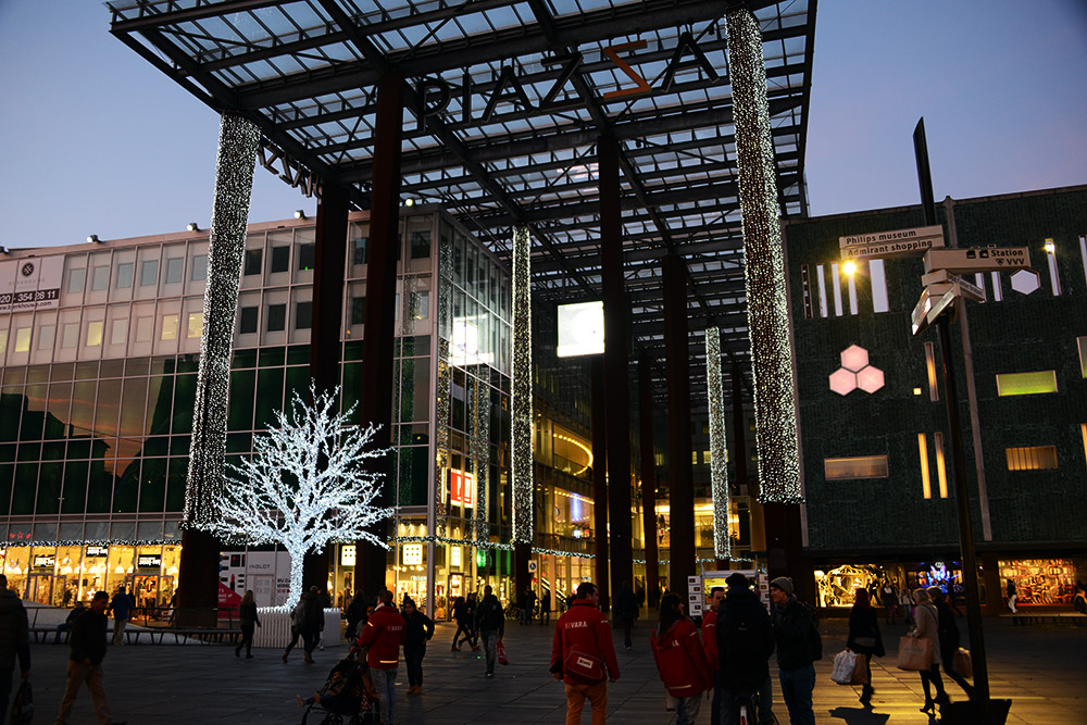 Shopping area in central Eindhoven