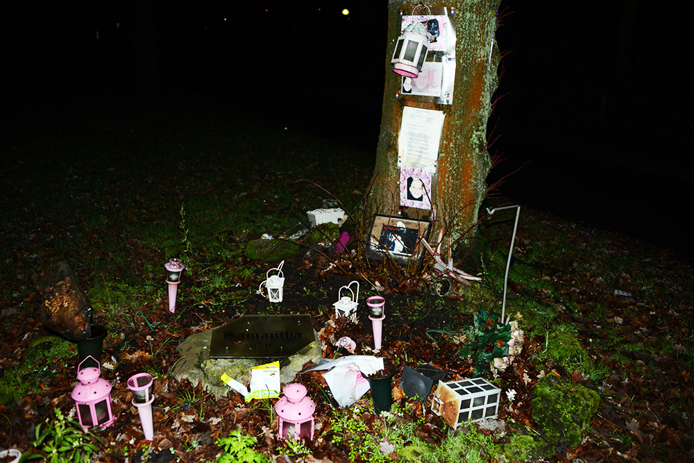 Roadside memorial in Eindhoven