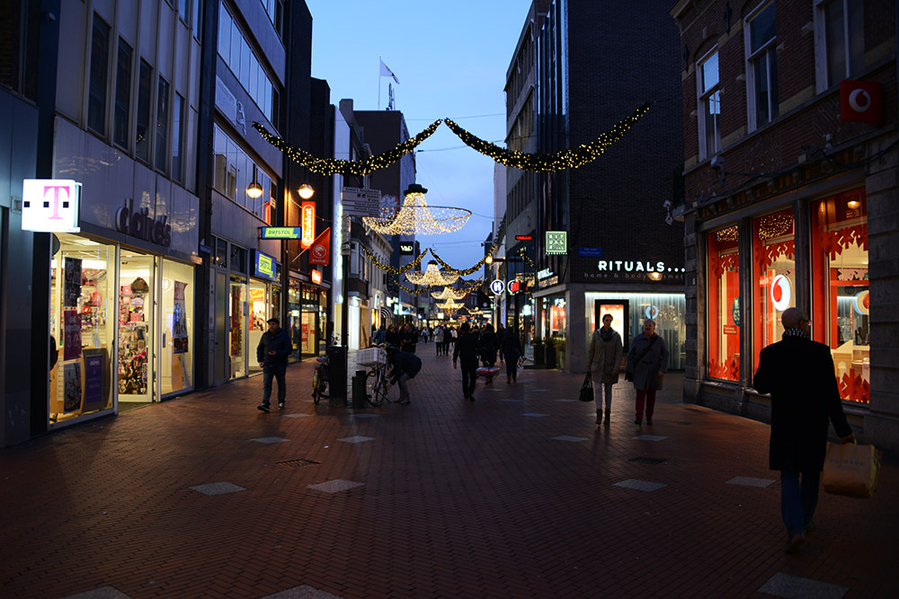Shopping district in Eindhoven