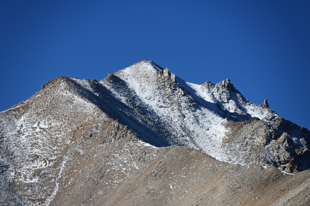 Climbing toward the summit of Boundary Peak Nevada