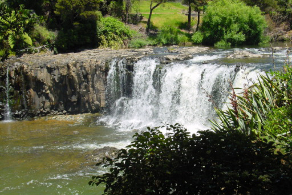 Bay of Islands Waterfall Waterfall near the Bay of Islands New Zealand