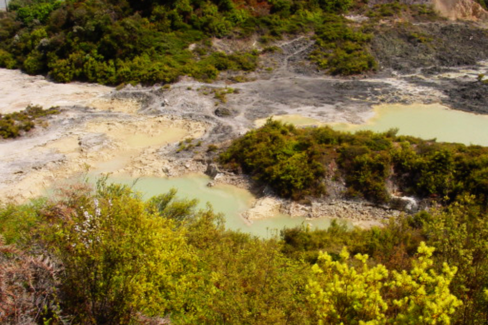 Geothermal Pools Hot geothermal pools in New Zealand