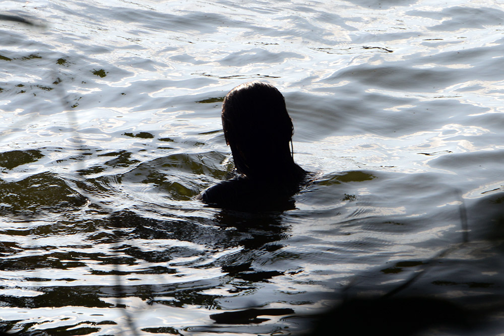 Bathing Nicaragua Ometepe Bathing