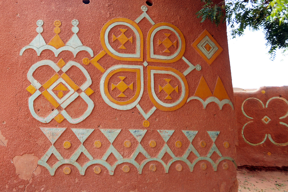 Zinder Art Decorative Hausa architecture in Zinder Niger