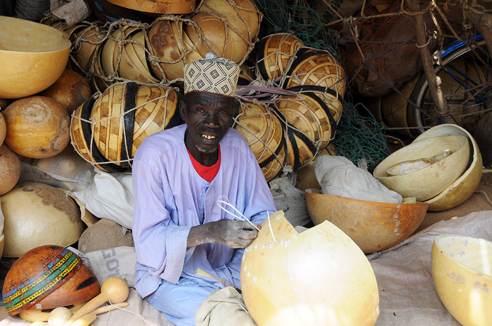 Nigerien Man Man at the market in Zinder Niger