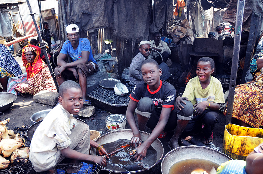 Zinder Market People working in the market in Zinder Niger