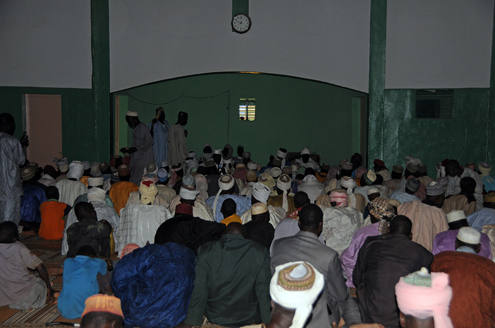 Inside the Zinder Mosque Prayer area inside a mosque in Zinder Niger