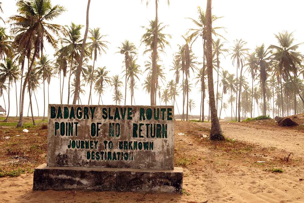 Point of No Return on the historic slave route in Badagry, Nigeria