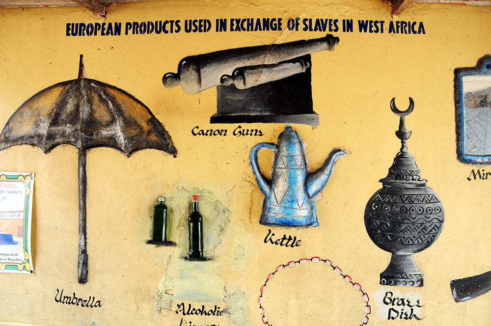 Historic trade goods associated with the slave trade in Badagry, Nigeria