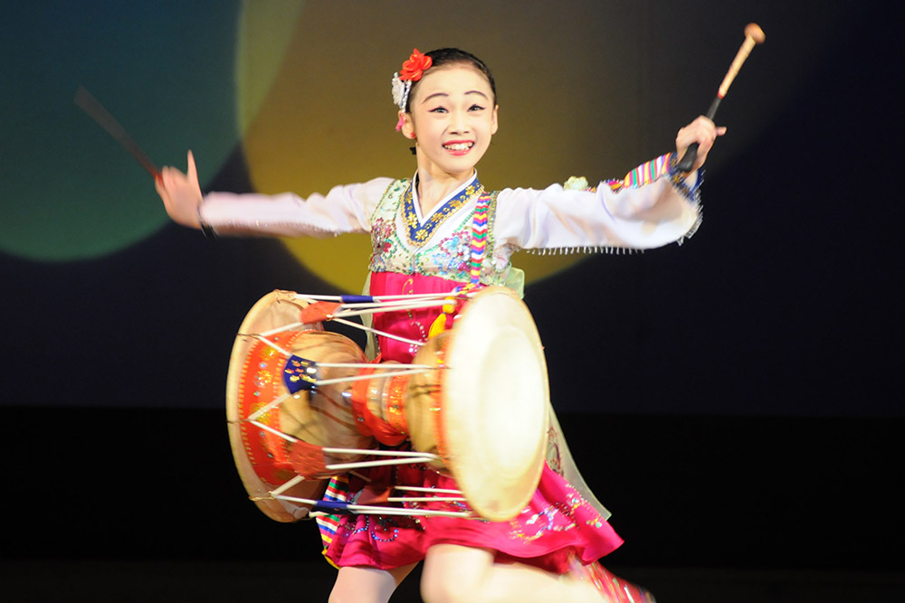 North Korea Pyongyang Children-Performance