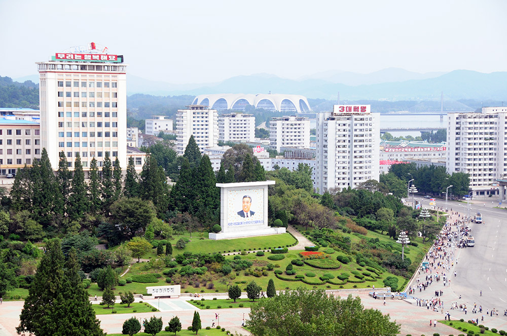 North Korea Pyongyang Downtown
