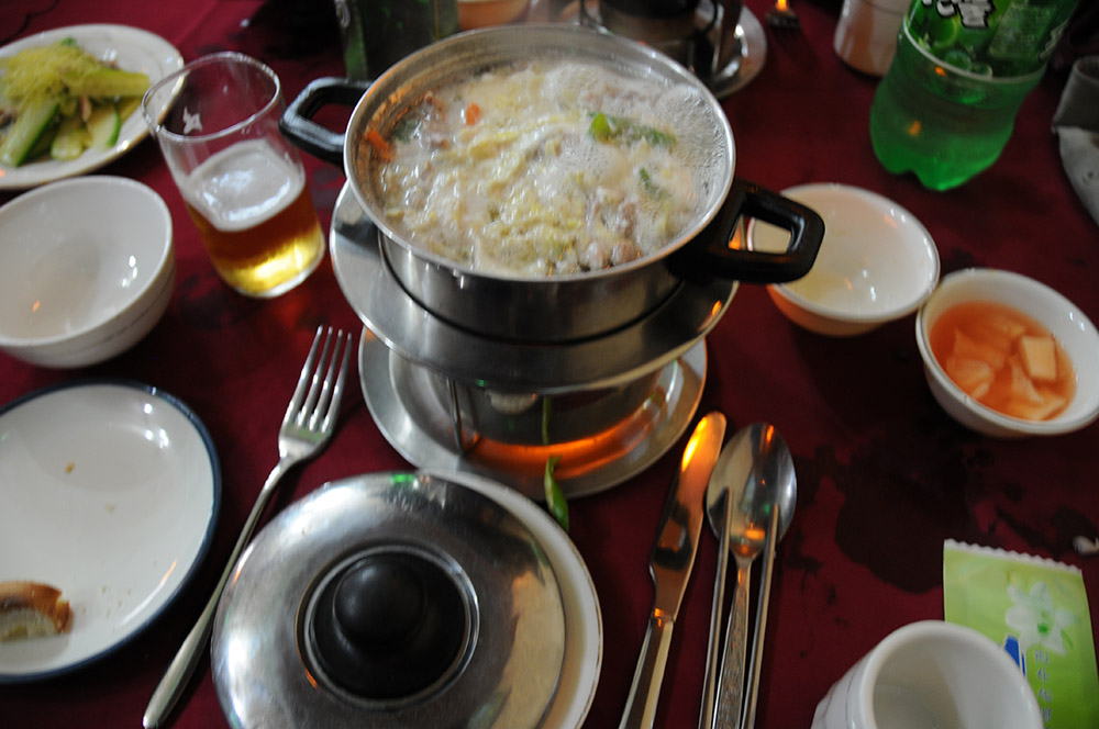 North Korea Pyongyang Dinner