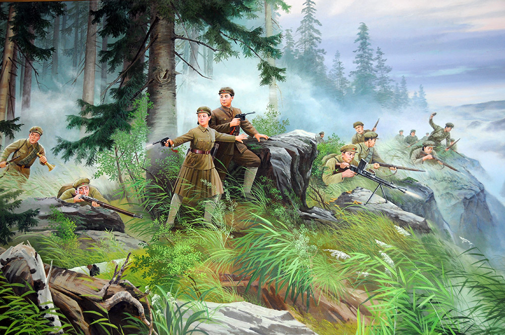 Painting of Kim Il Sung
