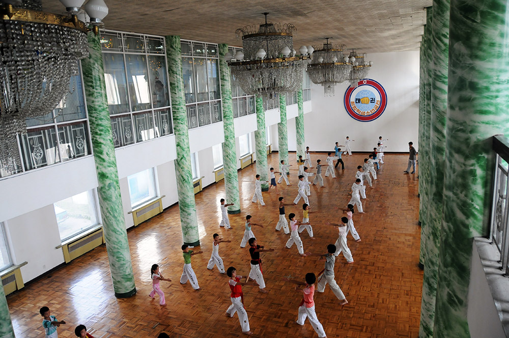 North Korea Pyongyang School Tae Kwon Do