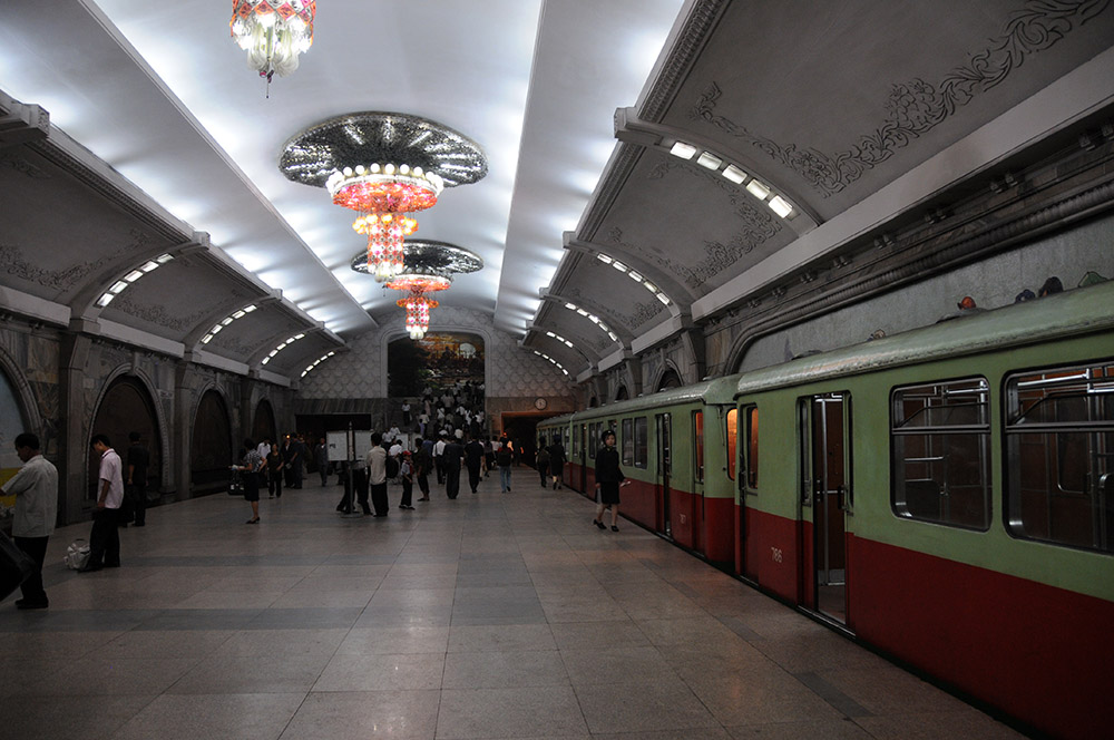 North Korea Pyongyang Subway