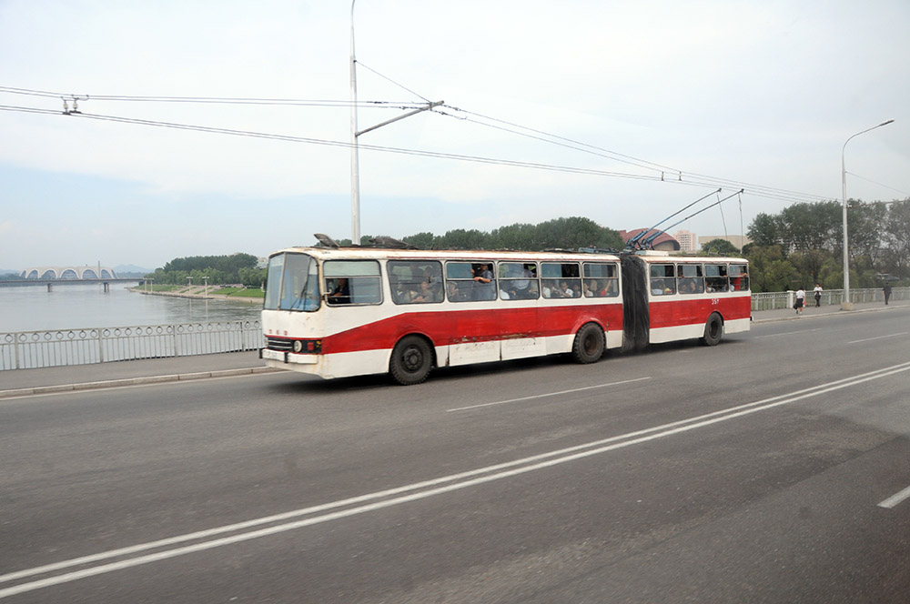 North Korea Pyongyang Trolley