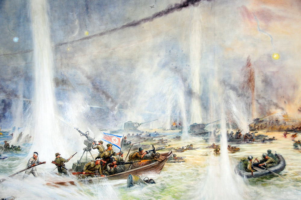 North Korea Pyongyang War Museum Painting