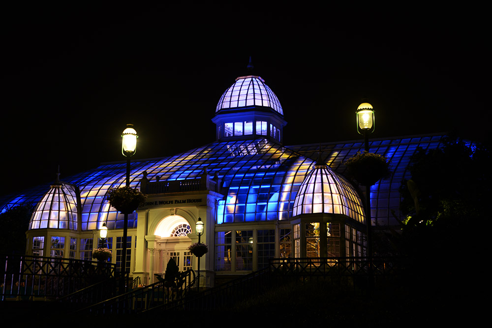 Palm House at Franklin Park Conservatory in Columbus