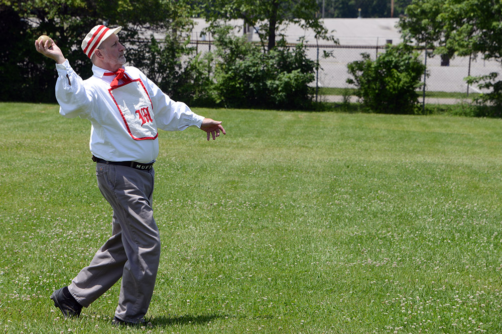 Vintage baseball at Ohio Village