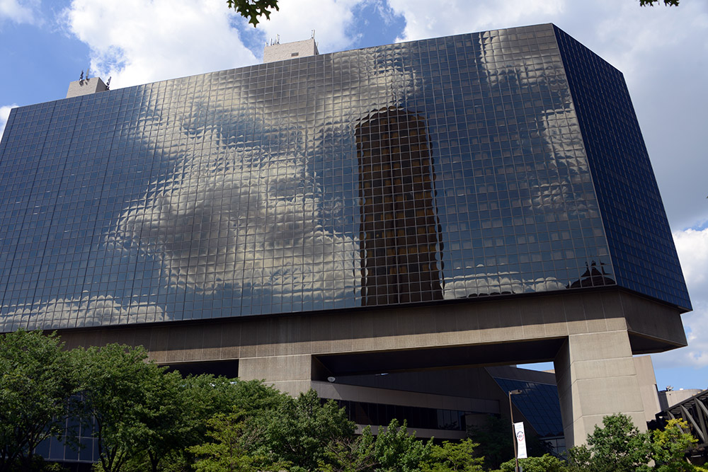 Hyatt hotel building in Columbus