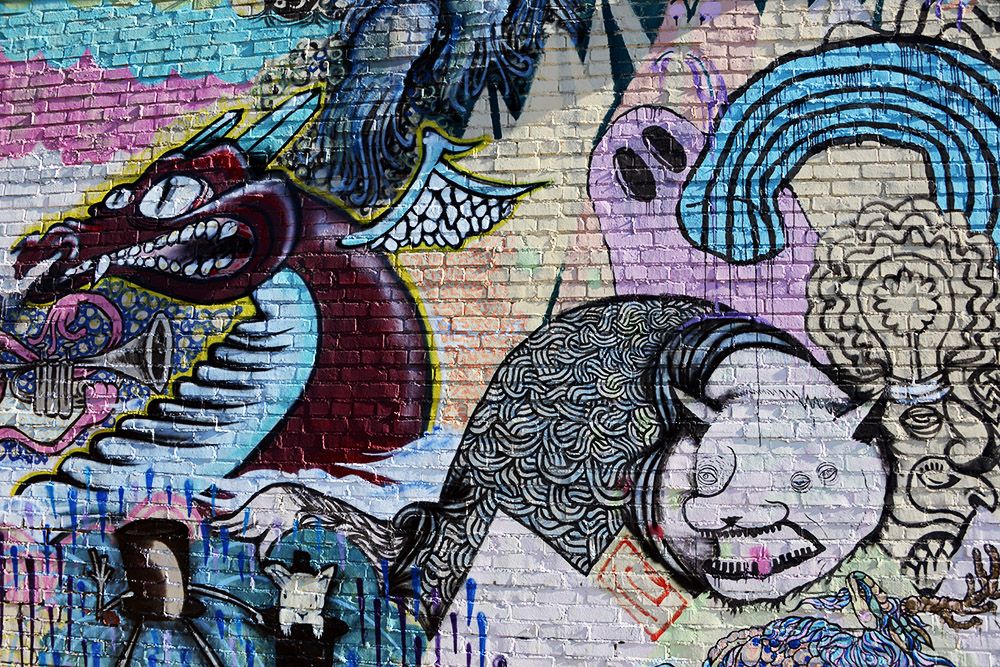 Street art in the Short North district of Columbus