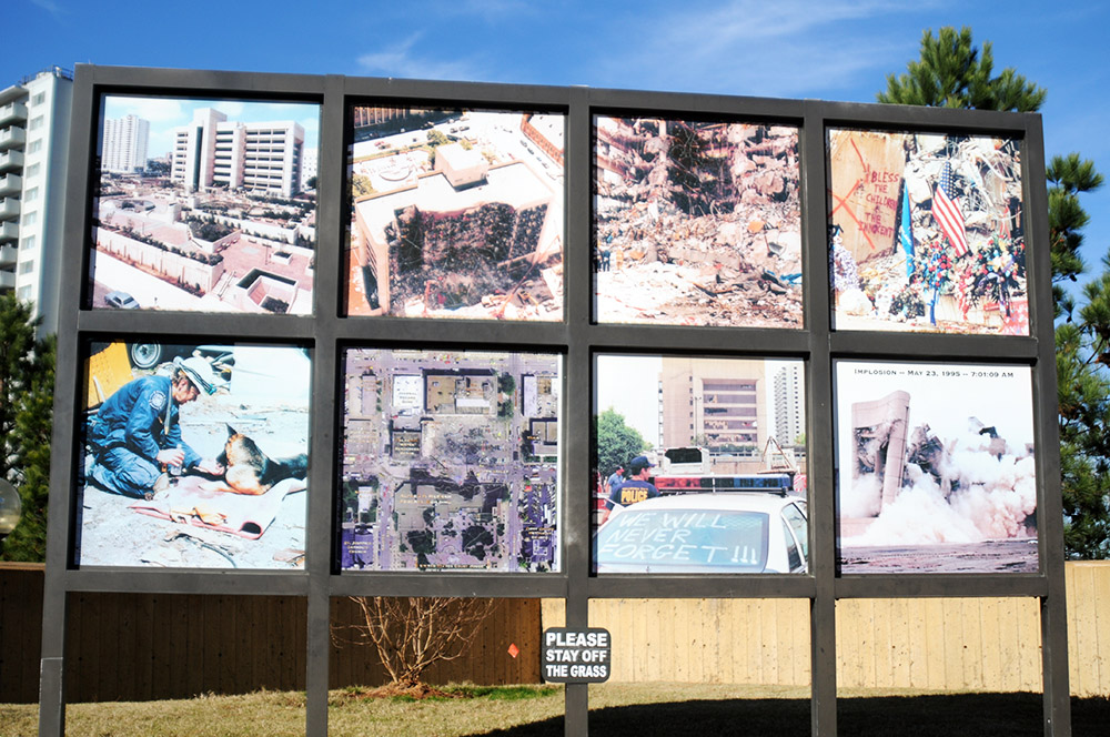Historic photographs of the Oklahoma City bombing