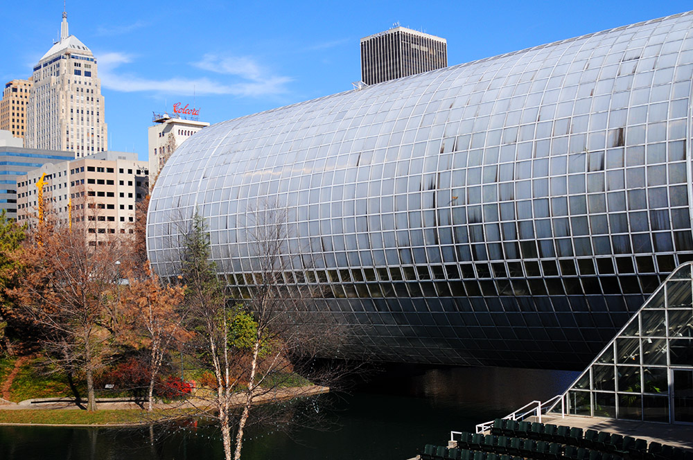 Myriad Botanical Gardens in Oklahoma City