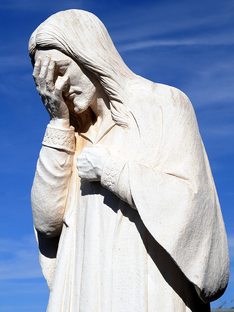 Jesus Wept memorial near the Oklahoma City National Memorial