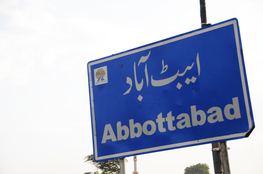 Abbottabad Abbottabad Pakistan sign