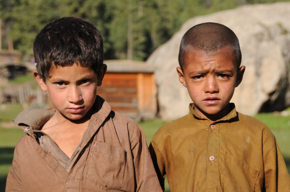 Fairy Meadows Child near Fairy Meadows Pakistan