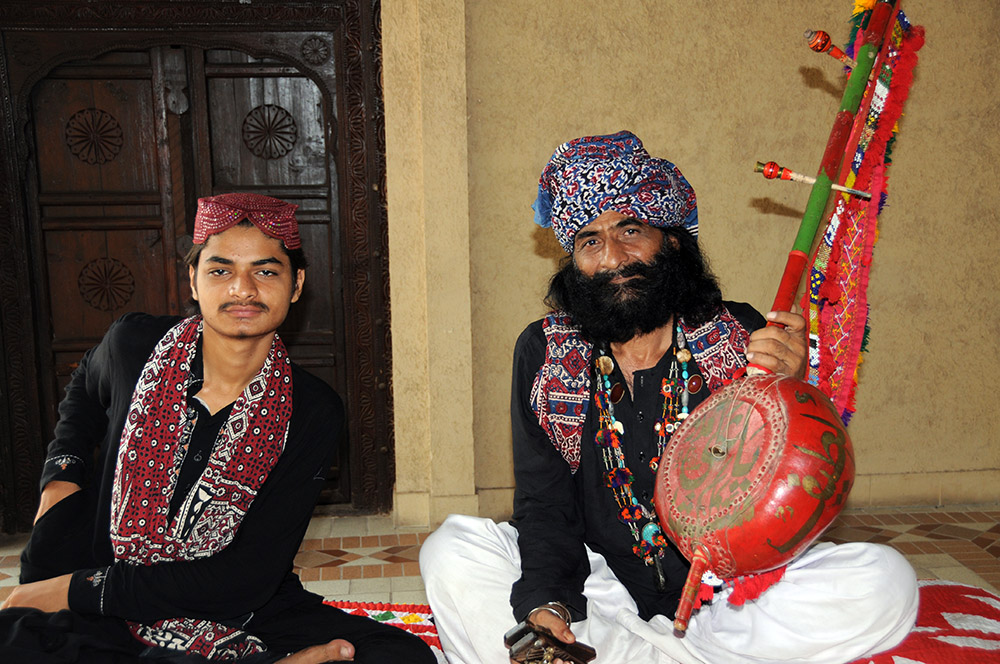 Traditional musicians performing in Islamabad, Pakistan