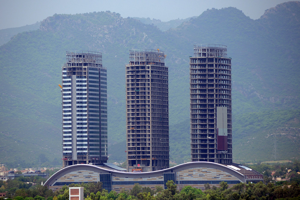 Modern buildings in Islamabad, Pakistan
