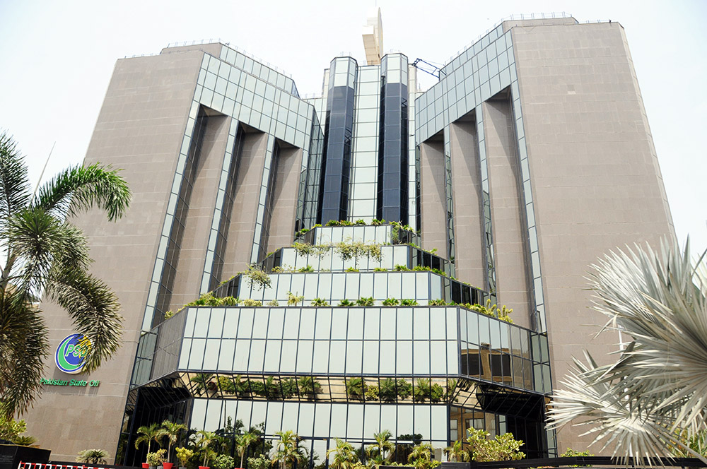 Modern building in Karachi, Pakistan