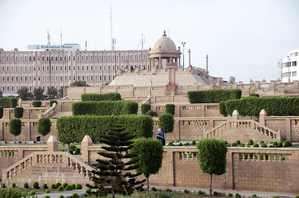 Open grounds of Bagh Ibn-e-Qasim in Karachi, Pakistan
