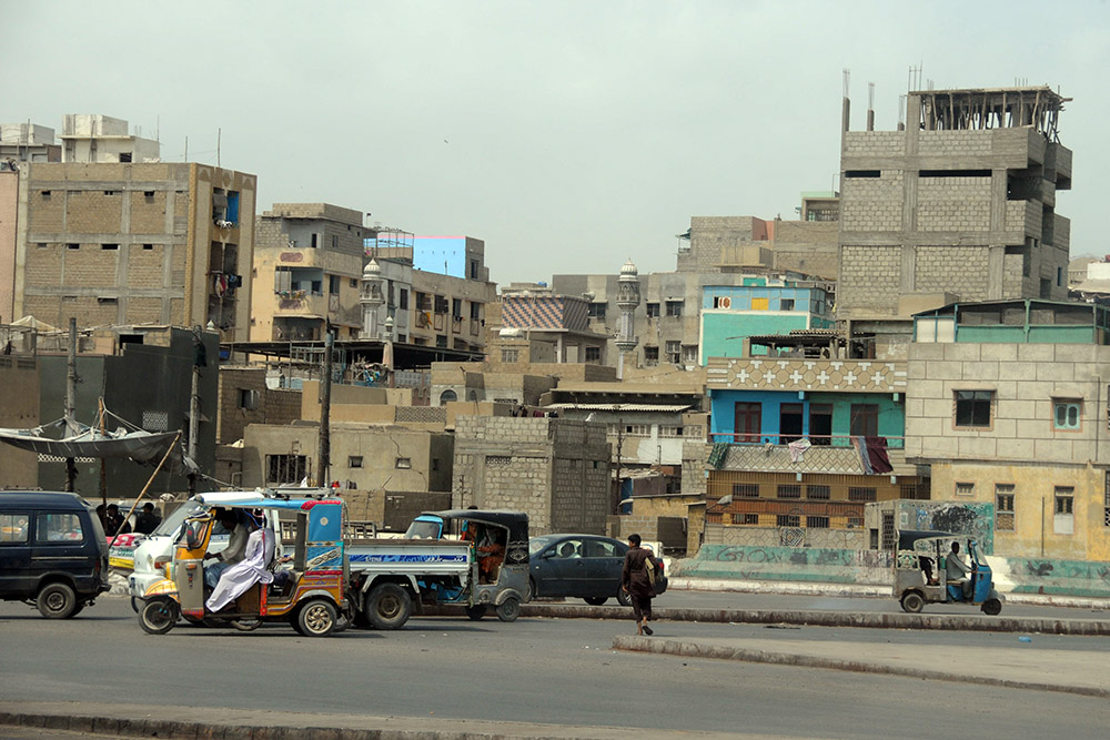 View across the city of Karachi, Pakistan