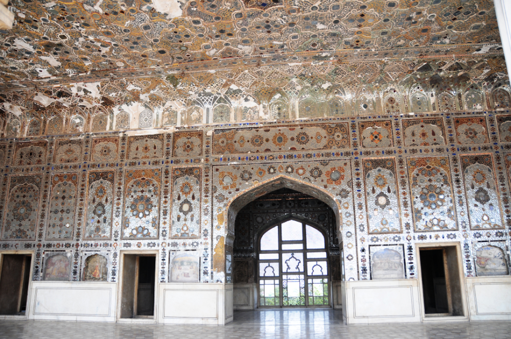 Sheesh Mahal Palace of Mirrors in Lahore Fort
