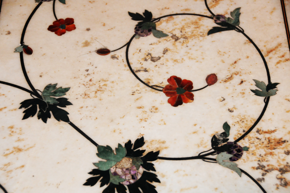 Marble decoration at Jahangir's Tomb