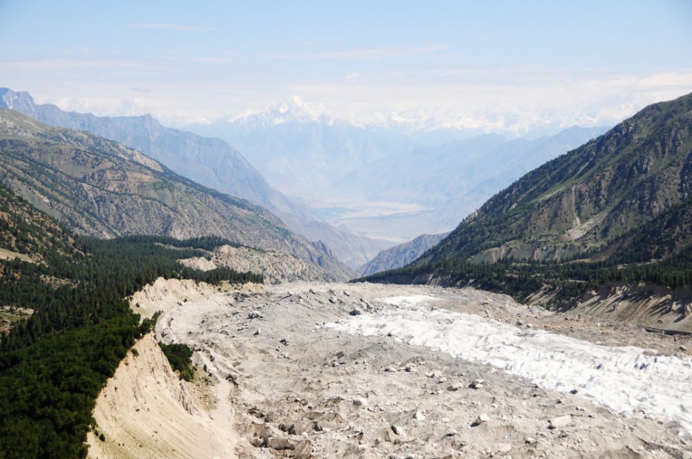 Northern Pakistan Mountain valley near Fairy Meadows Pakistan