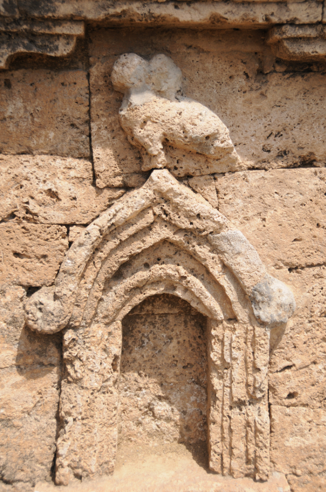 Ancient stone carving at Taxila Pakistan