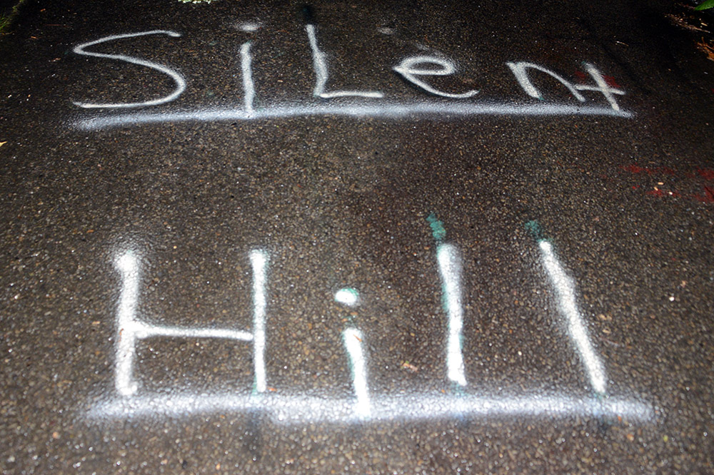 Silent Hill graffiti in abandoned Centralia Pennsylvania