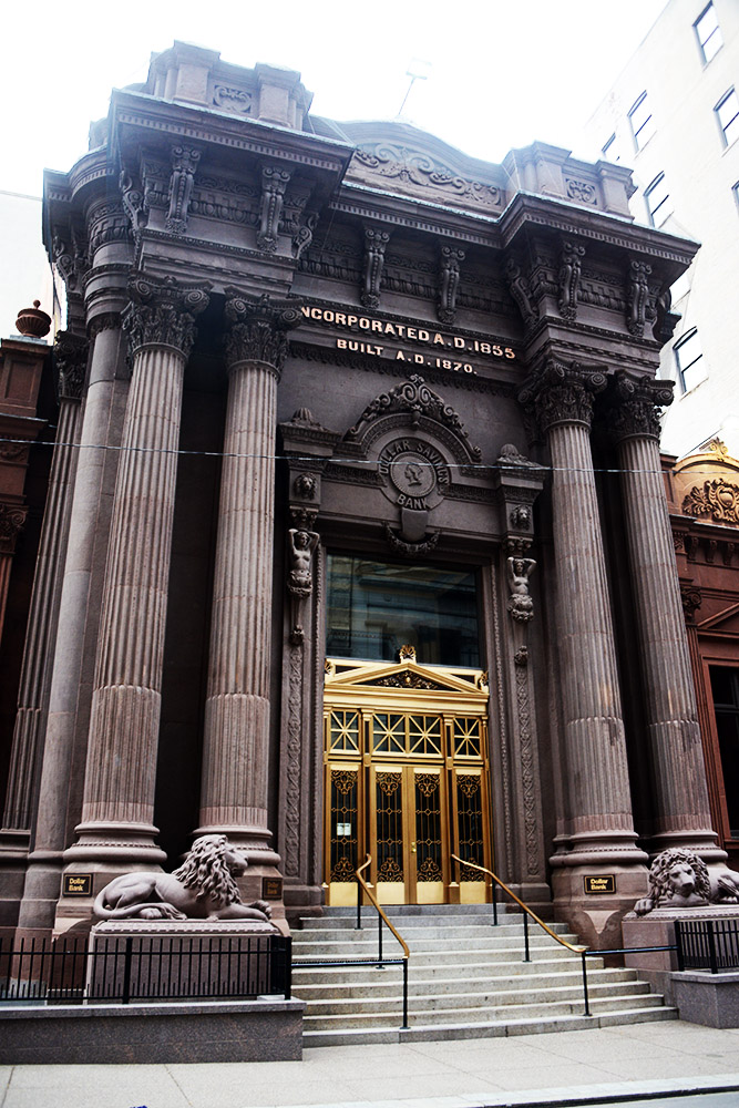 Historic bank architecture in Pittsburgh
