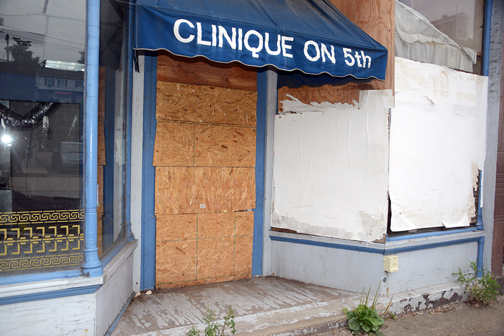 Abandoned storefront in Pittsburgh
