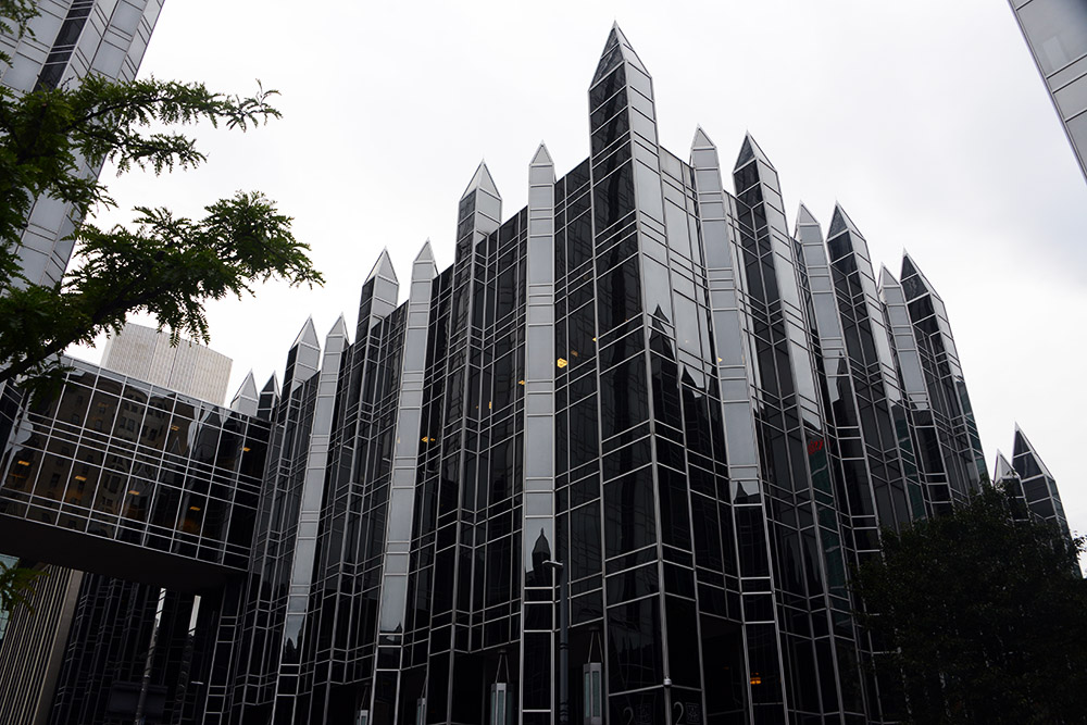 PPG Place architecture in Pittsburgh