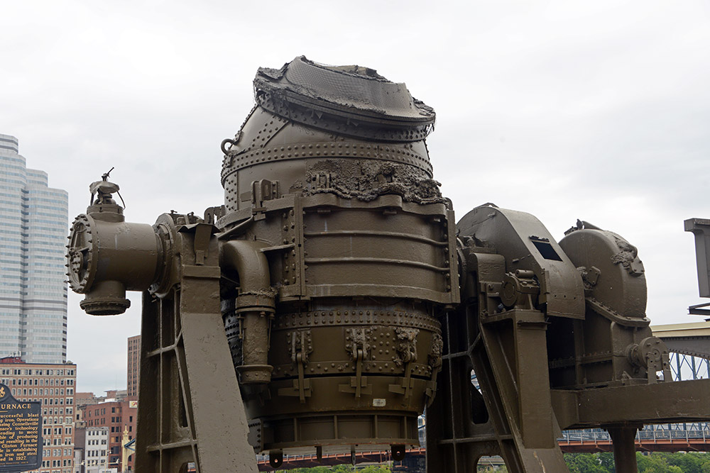 Historic furnace at Station Square