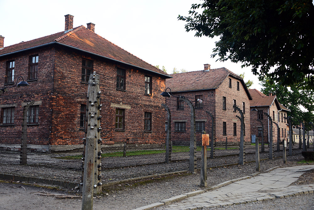 Prison blocks at Auschwitz I